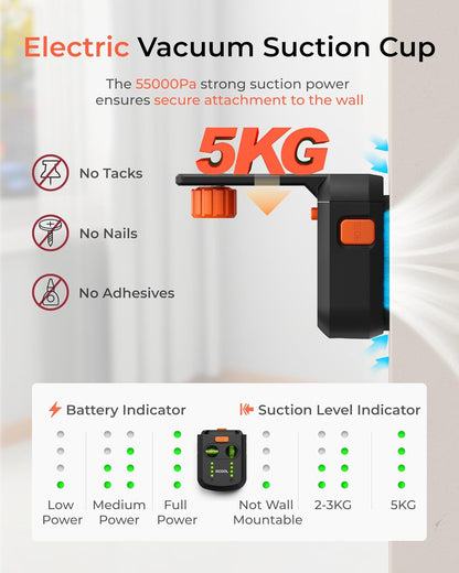 xCool 3-in-1 Laser Level with Line Laser, Drill Dust Collector & Laser Level Stand