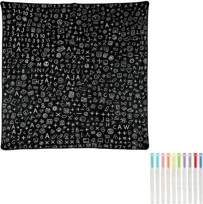 🎁Limited Drop 50% Off Now - DIY Adult Coloring Blanket with 12 Markers