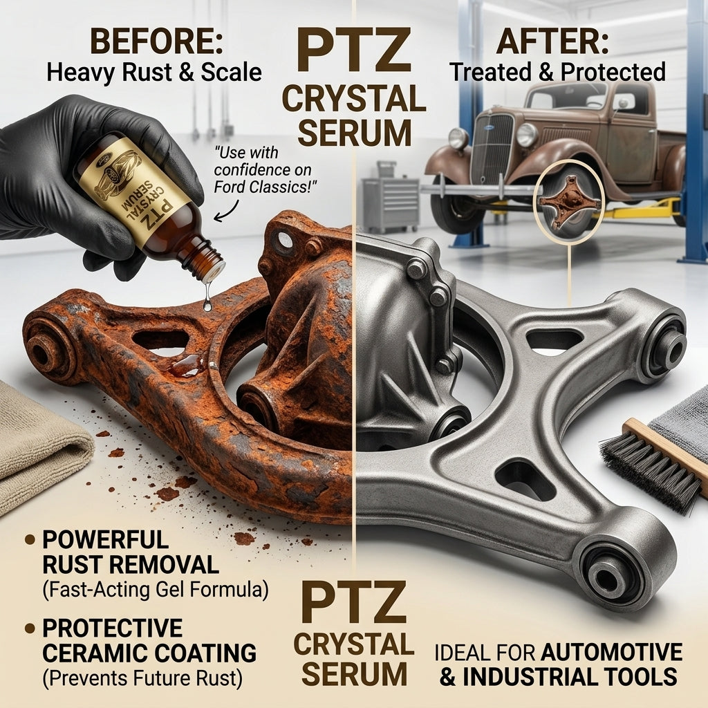 PTZ Crystal Serum – Advanced Rust Remover &amp; Surface Restorer