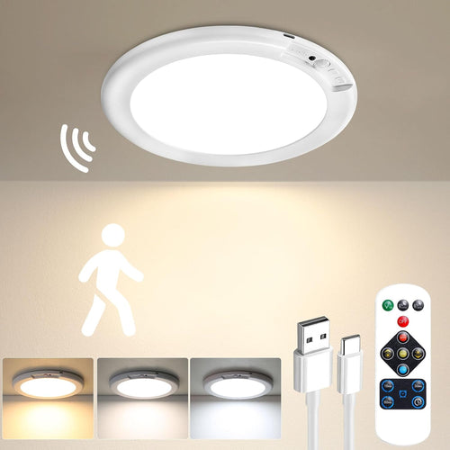 🎁Limited Drop 50% Off Now - Rechargeable Motion Sensor Ceiling Light with Remote