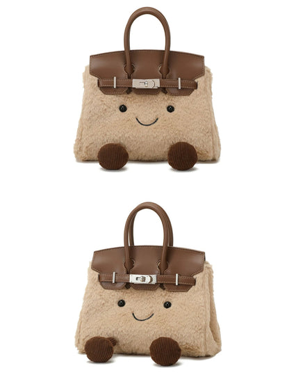 Plush Fluffy Bag – Soft Statement Tote for Everyday Style