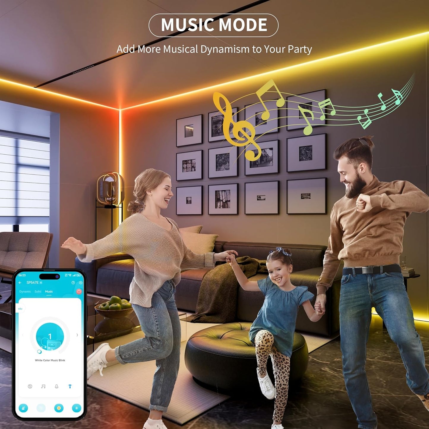 RGB Smart IC COB LED Strip Light – 20ft Addressable Color-Chasing Kit
