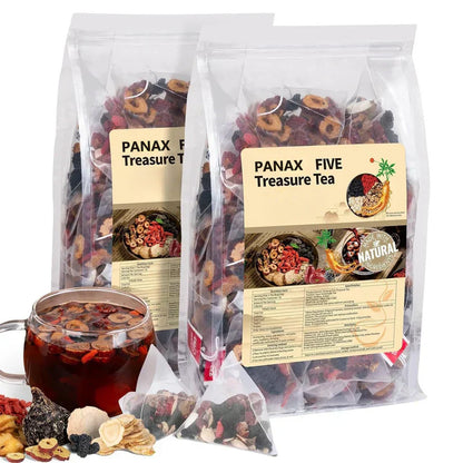 💥LAST DAY UP TO 80% off! – Ginseng Mulberry Herbal Tea for Strength & Focus（Sample only））