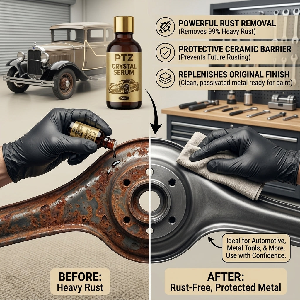 PTZ Crystal Serum – Advanced Rust Remover &amp; Surface Restorer
