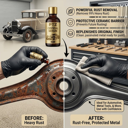 PTZ Crystal Serum – Advanced Rust Remover &amp; Surface Restorer