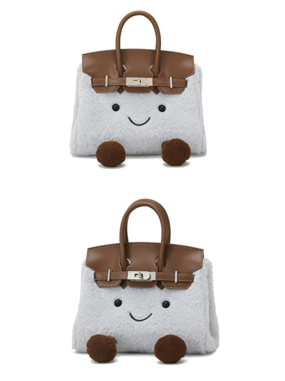 Plush Fluffy Bag – Soft Statement Tote for Everyday Style
